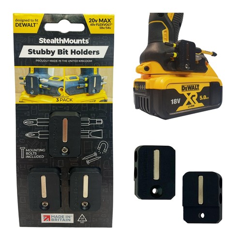 Stealthmounts black stubby - black,