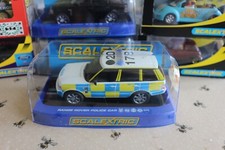 Scalextric C2808 Range Rover POLICE - Bright White Mint Car L@@K