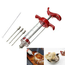 BBQ Marinade Injector syringe Food Flavor Seasoning Meat Injection Gun Chicken