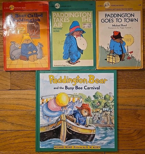 Vtg paddington bear book - bear,