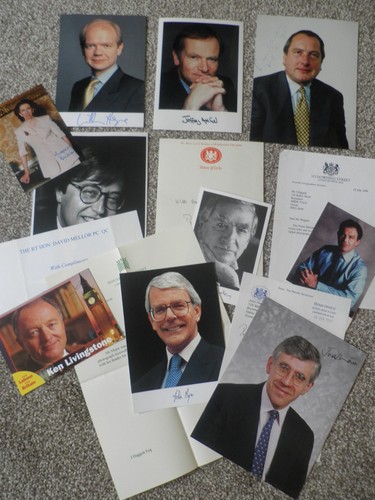 John major signed - +, 9