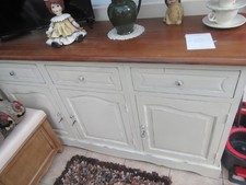 Laura Ashley Bramley Collection, Large Sideboard Shabby Chic Distressed Cream