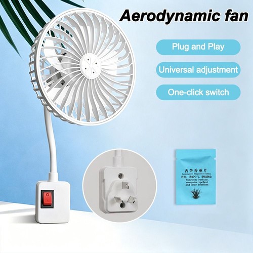 Five leaf wall socket fan - wall,