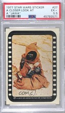 1977 Star Wars Stickers Jawa