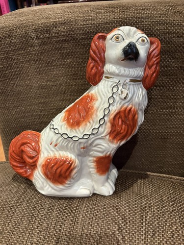 Vintage staffordshire flatback - staffordshire,