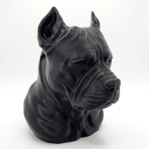 Pitbull terrier dog bust - pitbull,