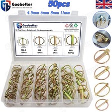 50Pc Linch Pins Assortment Kit