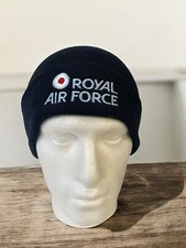 RAF Beanie Hat With Royal Air Force Logo
