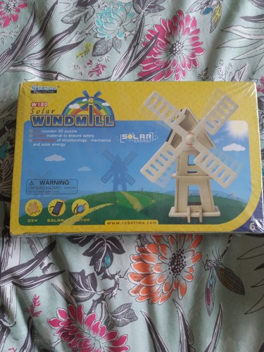Robotime solar windmill kit - solar,