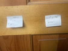 TWO matching Solid pine doors 