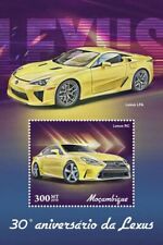 LEXUS RC (Radical Coupe) XC10 Series Executive Car Stamp Sheet (2019 Mozambique)