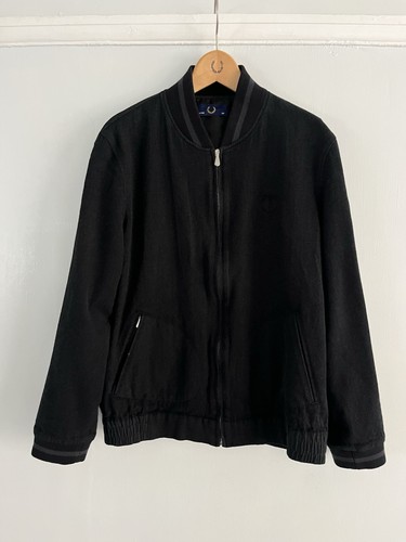 Fred perry bomber jacket black - bomber,