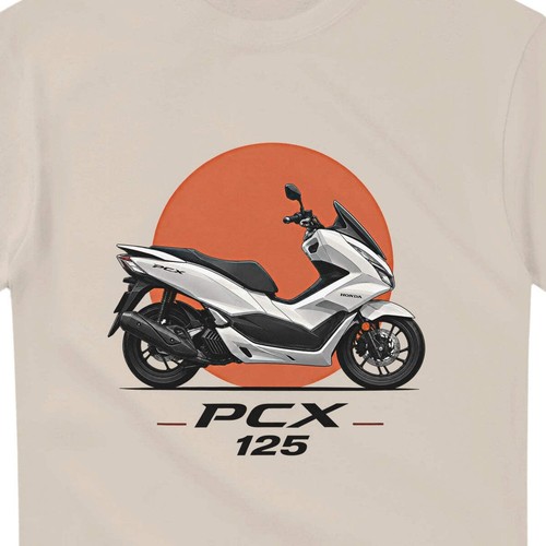 Pcx 125 scooter retro - 125, sunset