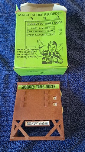 Vintage subbuteo scoreboard - subbuteo,