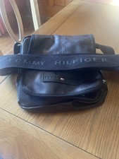 Tommy Hilfiger Travel Bag Black Leather