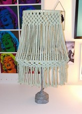 Vintage Sage Green Macrame