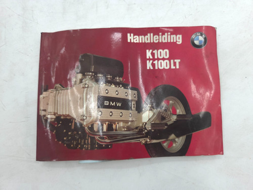 Bmw k100 owner manual - k100,