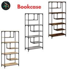 Bookcase Bookshelf Storage Cabinet Display Organiser Engineered Wood vidaXL