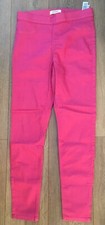 BNWOT Ladies Bright Pink Jeggings From Marks And Spencer Size 12
