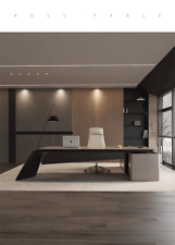 Office Furniture Storage Luxury Executive Desk Drawers Home Computer Table Work