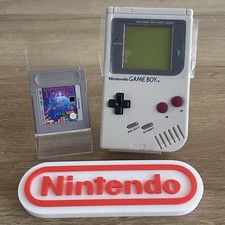 Grey Original Nintendo Gameboy Console Includes Tetris And Batteries Excellent