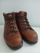 VINTAGE RAICHLE of Switzerland Leather Hiking Boots Size 4 Eu 37 Ladies Walking
