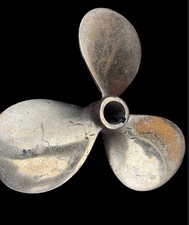 16” Diameter Brass 3 Blade Boat Propeller Prop Original Marked 16 x 12 and 7573