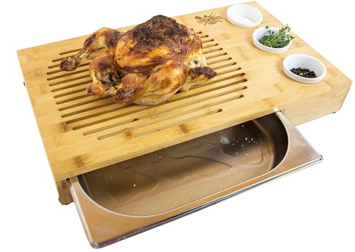 Large bamboo meat carving - large,