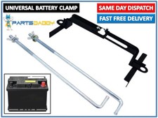 UNIVERSAL BATTERY RETAINING CLAMP BRACKET BOLT TIE HOLDER DOWN KIT CAR VAN 26-1