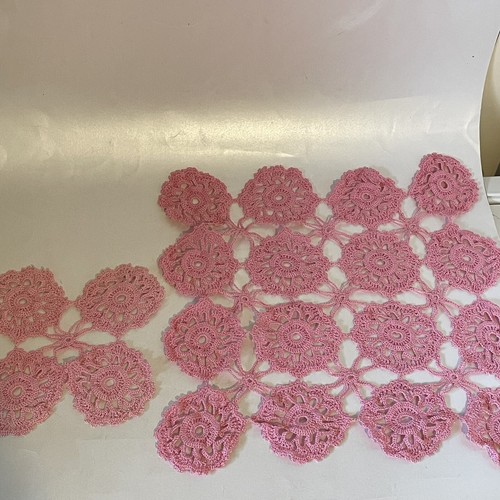 Vintage hand crochet lace - vintage,