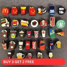 Croc Shoe Charm - Coffee - Drinks - Take Away - Pizza - Meals - Beer - Food