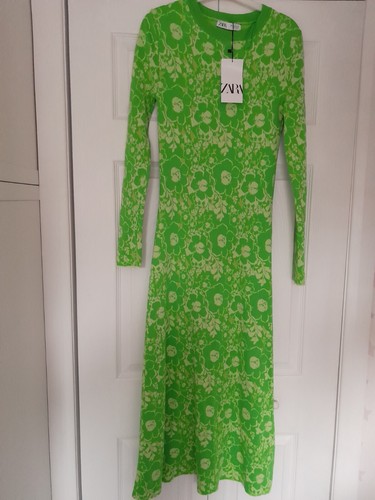 Zara green floral - green,