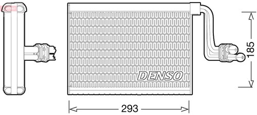 Denso dev05002 evaporator air - dev05002, evaporator,