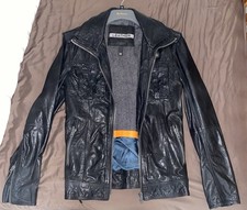 New superdry leather jacket - leather,