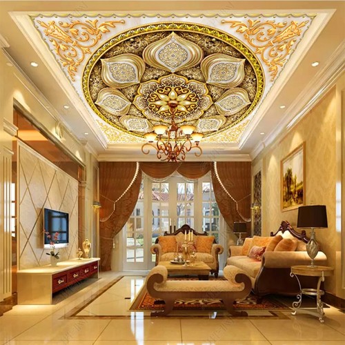Ceiling picture gold - ceiling, jewel