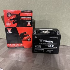 Genuine Yuasa YTX12-BS High Power AGM Motorbike Motorcycle Battery SEE DESC