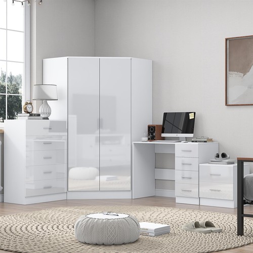 Reflect white bedroom bundle - white,