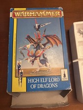Warhammer High Elf Dragon Lord Prince Imrik Box Complete NOS OOP missing lance!