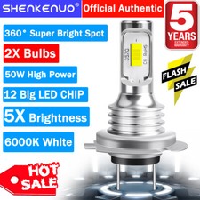 For BMW X5 E53 - Canbus H7 35W Super White Low Dip Beam LED Headlight Bulbs Pair