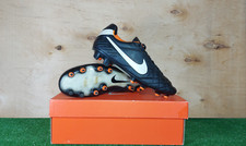 Nike Tiempo Legend IV FG 454316 018 Black boots Cleats mens Football/Soccers