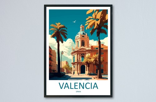 Valencia travel print - travel, wall