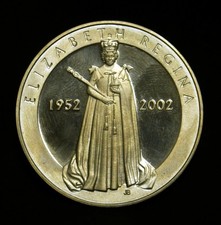 Royal Mint 2002 Queen Elizabeth II Golden Jubilee Medal : Hepworth, Norfolk