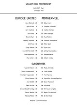 Dundee United vs Motherwell -
