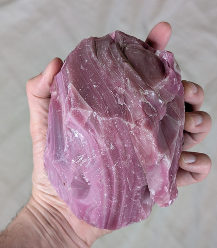 12kg pink slag - glass, layered