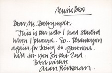 Alan Rickman ~ Signed