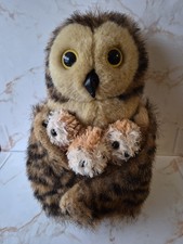 Puppet Company Owl Babies Puppets Mum and 3 Baby Owls- original hideaway