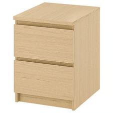IKEA MALM Chest of 2 Drawers