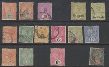 Ceylon stamps 1893 - stamps, sg