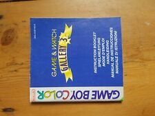Nintendo Gameboy / Advance / Color Instruction Manual Choose From Drop Down