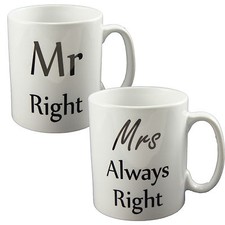 MR RIGHT & MRS ALWAYS RIGHT